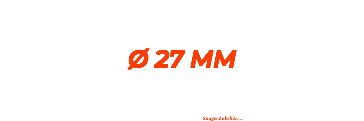 Saugschläuche mit Ø 27 mm Innendurchmesser...