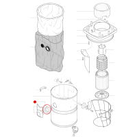 Nilfisk Dichtung Adapterring PVC