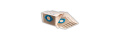 Nilfisk Papier Staubbeutel 6,5 l | VPE 5 Stück | GS/GM 80-90
