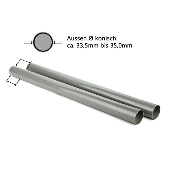 Nilfisk Verlängerungsrohr Alu Ø36x500mm, VPE 2