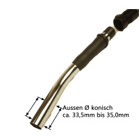 Nilfisk Hand-Rohr gebogen Ø36 Chrom (302000528)