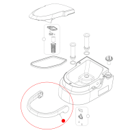 Nilfisk Griff schwarz Frischwassertank / Handle Plastic...