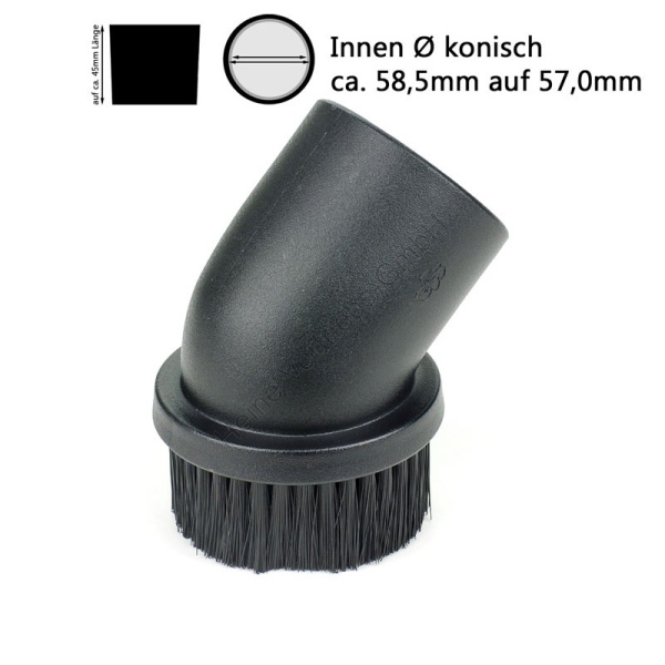 Nilfisk Pinseldüse, rund, Ø58MM