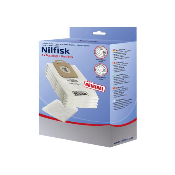 Nilfisk SELECT Staubsäcke 4 Stk.
